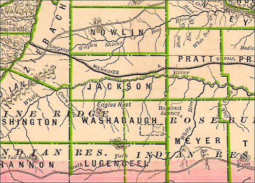 1882 Jackson County map