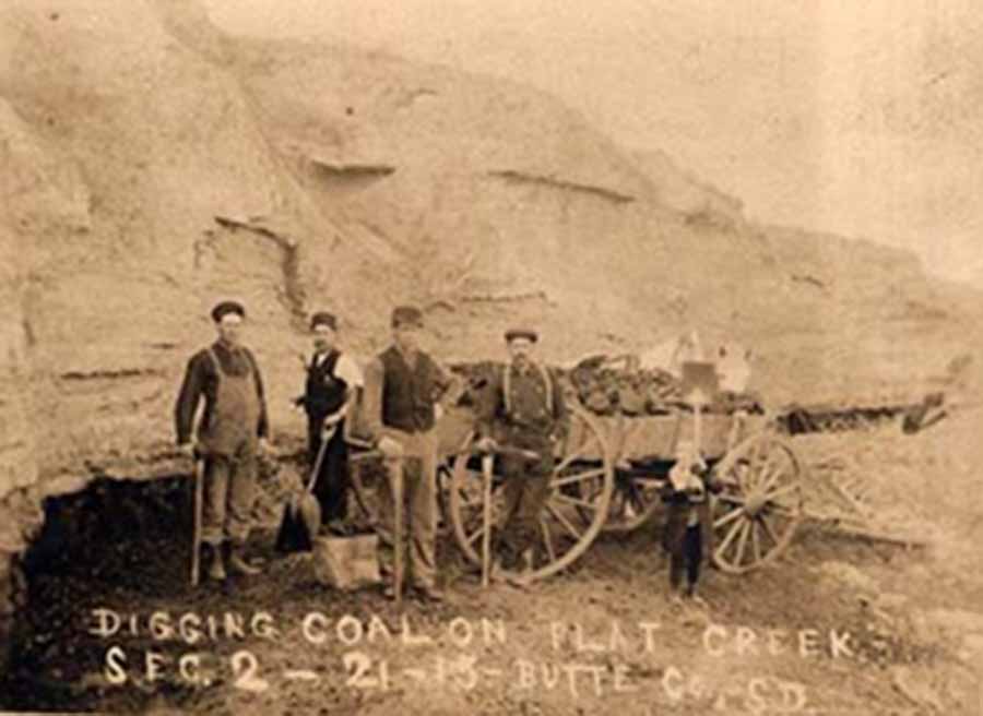 Digging Coal at Flat Creek, 1913