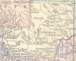 1914 County Map